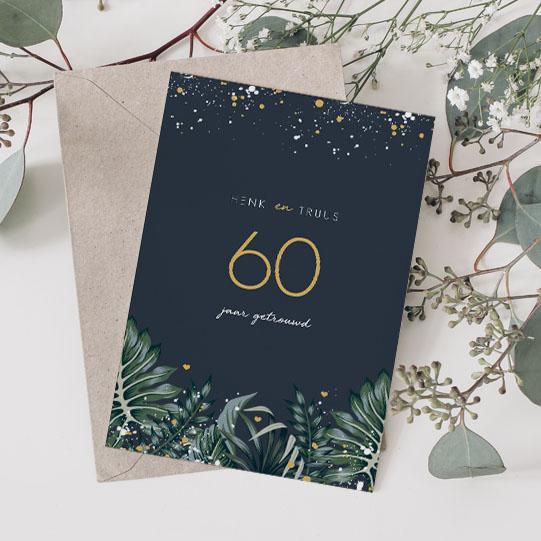 60 jaar getrouwd jubileum kaarten