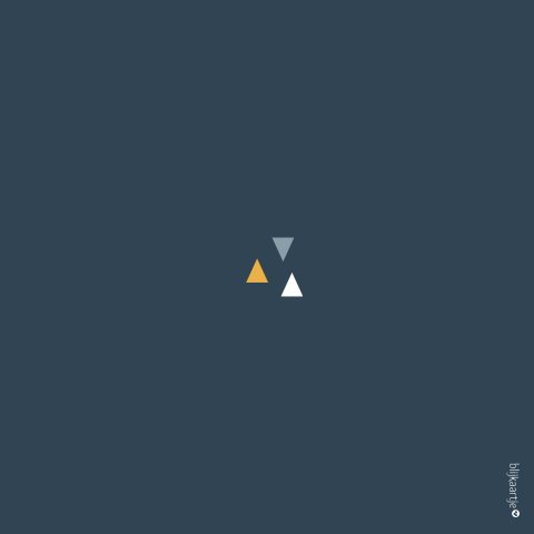 Stoer jongenskaartje met gekleurde driehoekjes