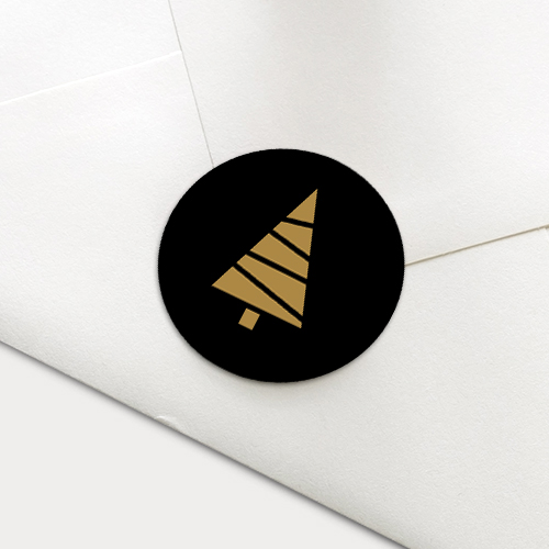 Jaartal sluitzegel Kerst met 2023