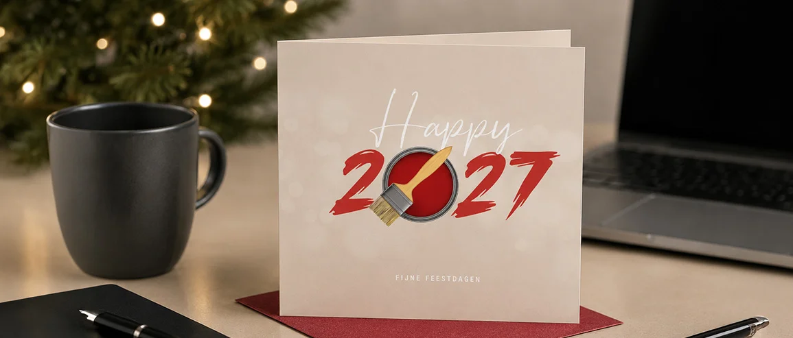 kerstkaart schildersbedrijf