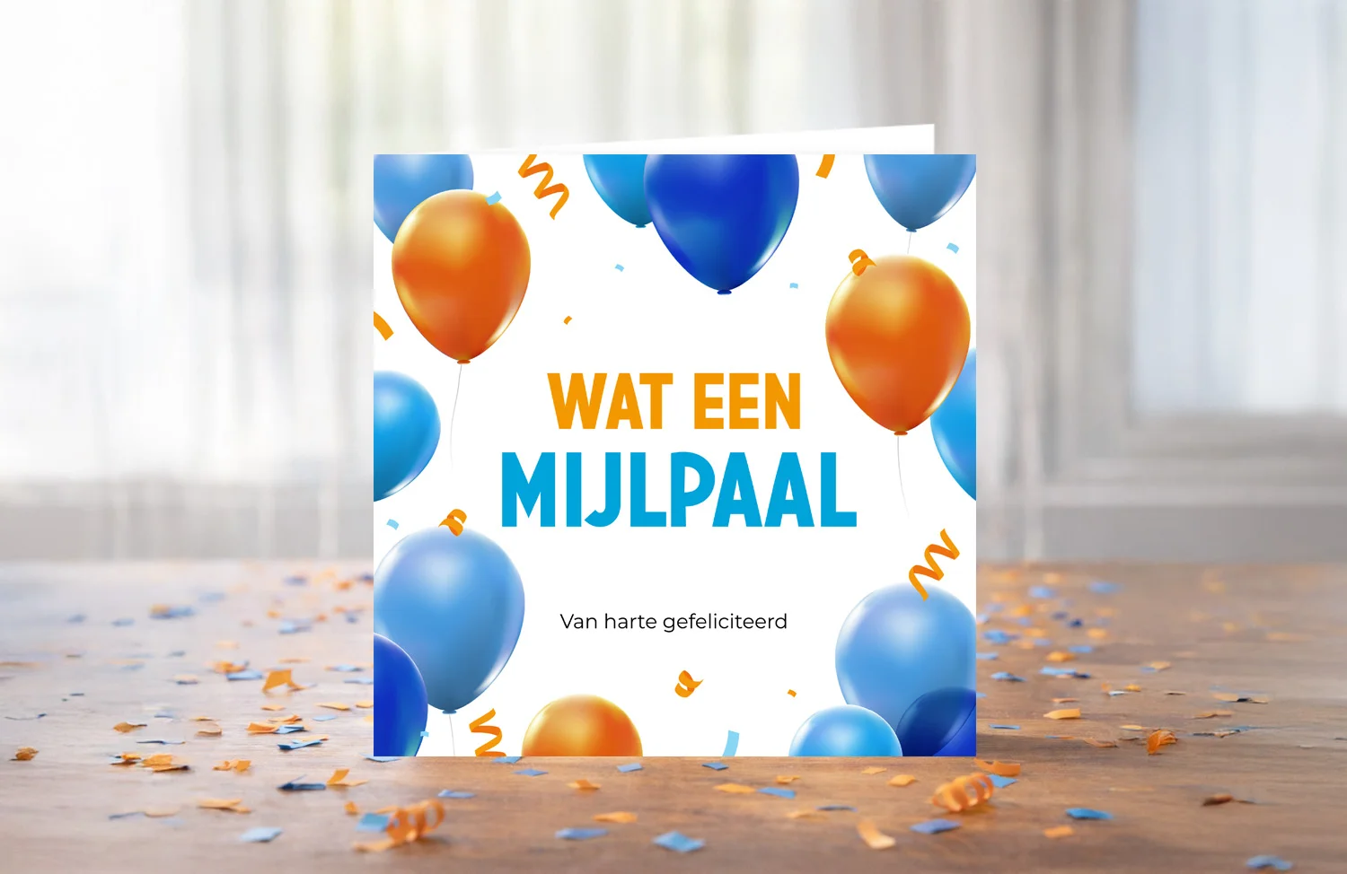 kaart mijlpaal jubileum