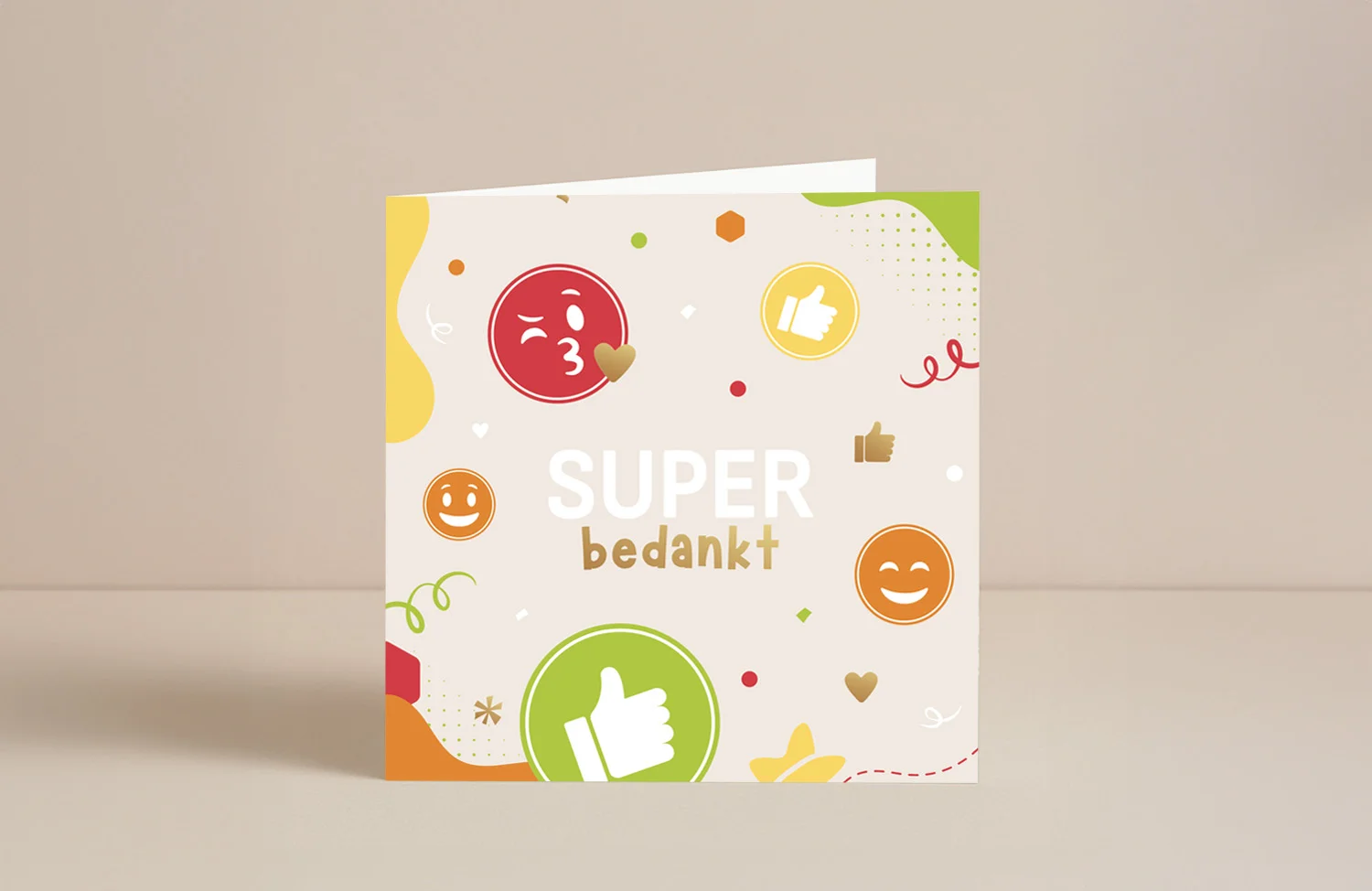 kaart bedankt vdBuijs installatie