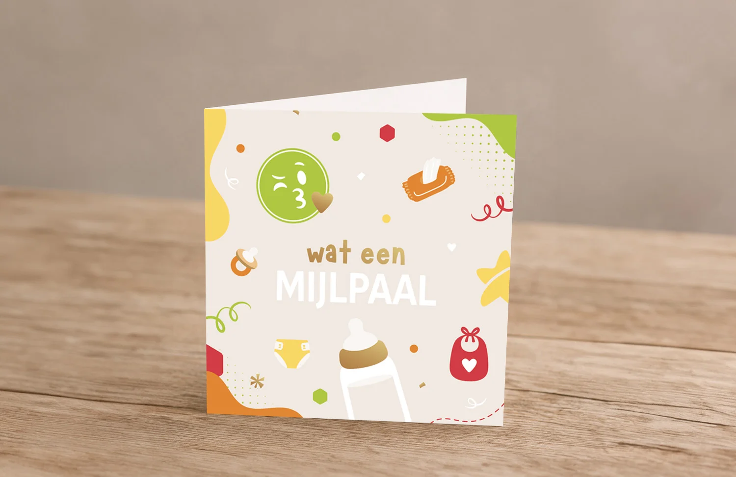 kaart mijlpaal jubileum
