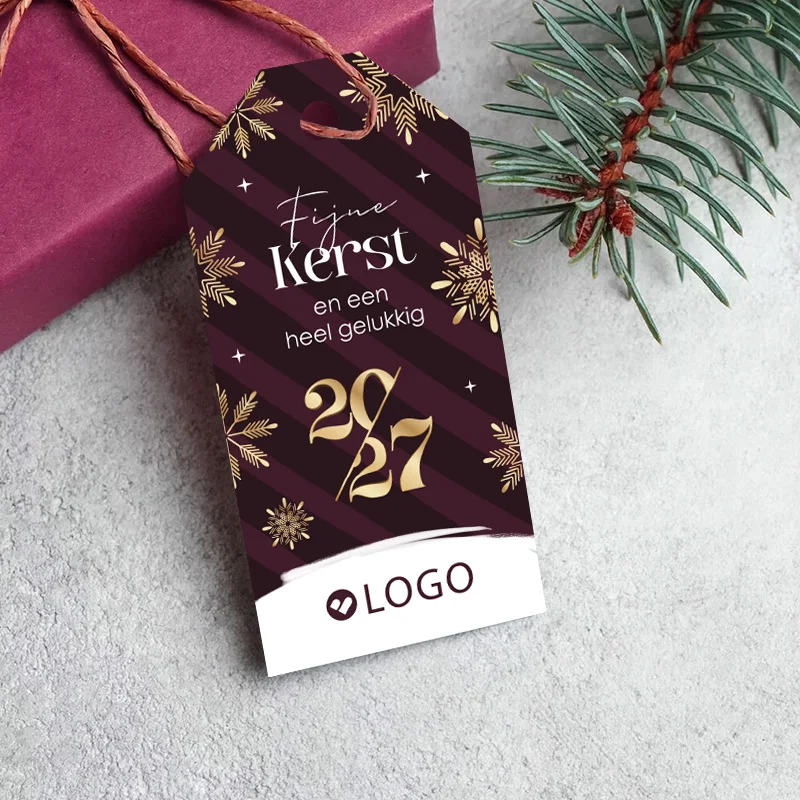 labeltjes zakelijke kerstkaarten