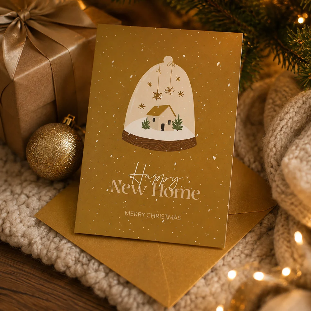 kerstkaart verhuizing