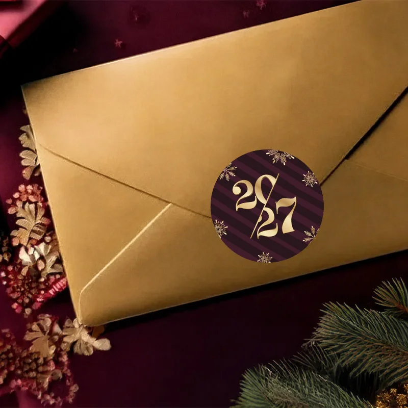 Sluitzegel bedrijf op zakelijke kerstkaarten
