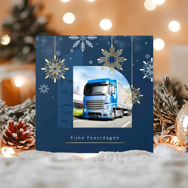 zakelijke kerstkaarten met bedrijfsfoto