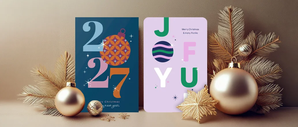 hippe zakelijke kerstkaarten