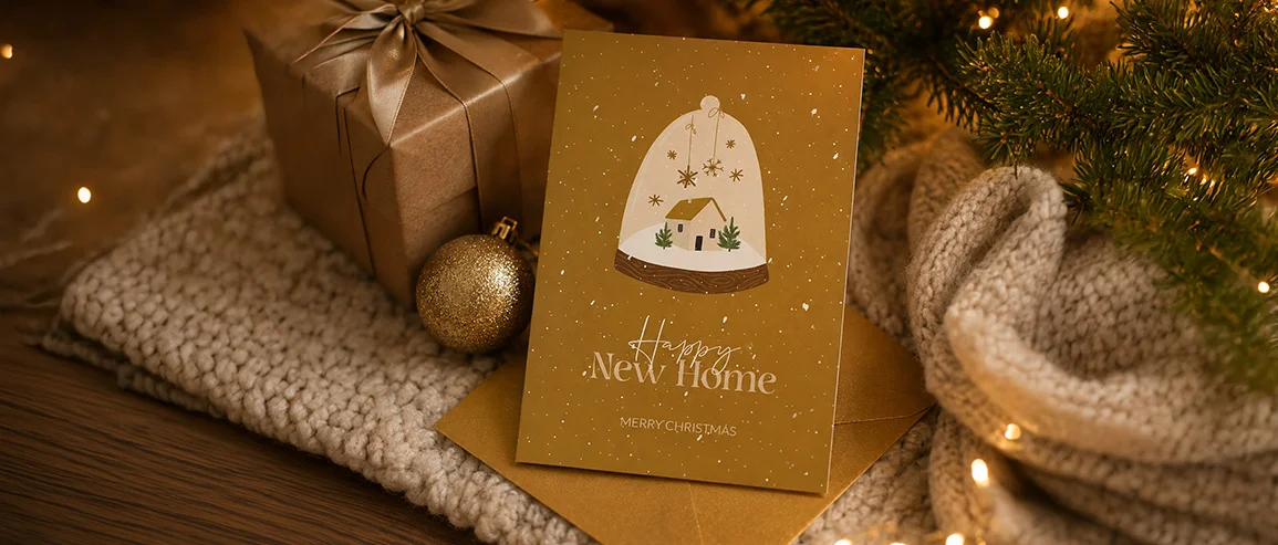 kerstkaart verhuis
