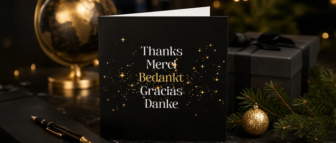 zakelijke kerstkaarten internationaal