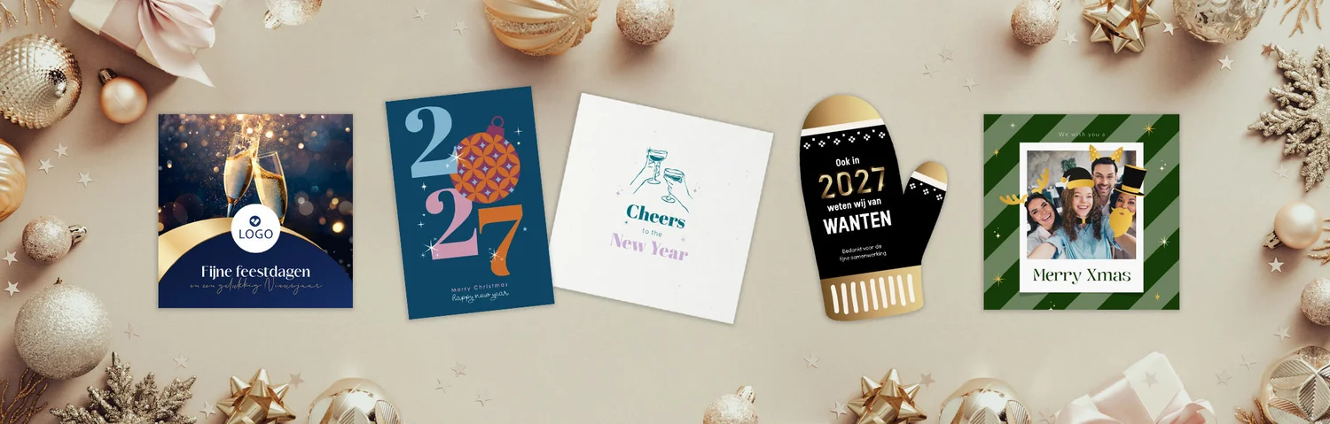 Alle zakelijke kerstkaarten