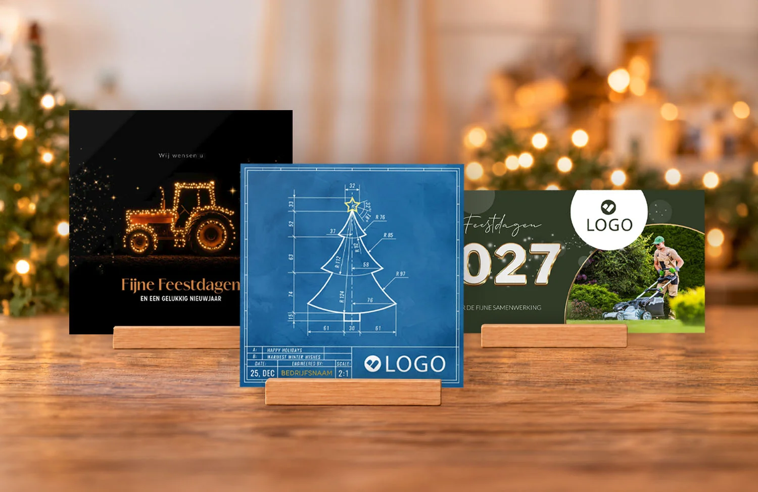 zakelijke kerstkaarten met jaartal 2027