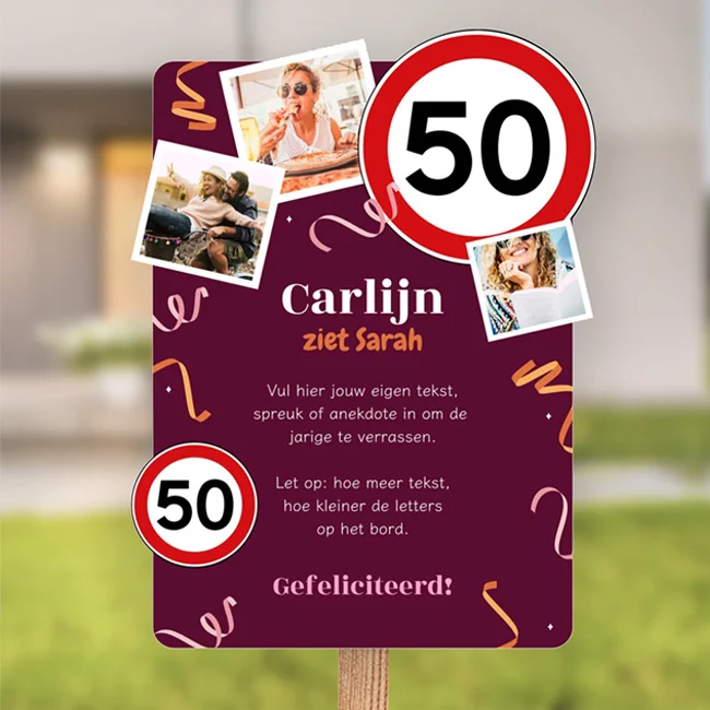 bord 50 jaar inspiratie