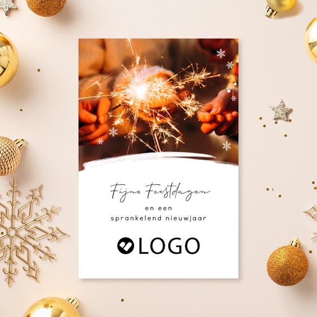 Kerstkaart marketingbureau kerstkaarten met eigen logo