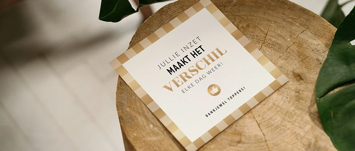zakelijke complimentkaarten