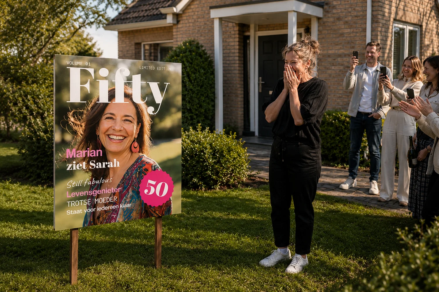 tekst bord 50 jaar
